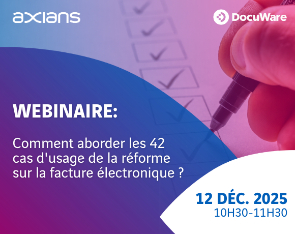 Webinaire DocuWare 42 Cas D'usage Facturation électronique 2026